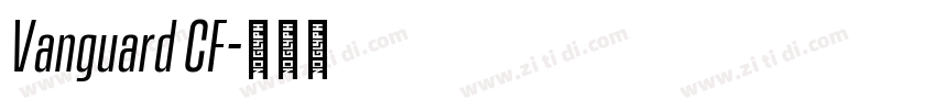 Vanguard CF字体转换